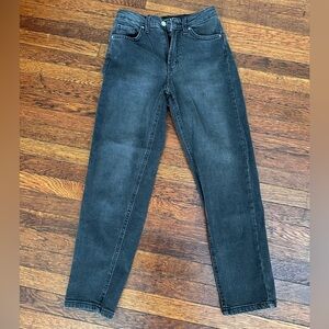 target mom jeans in a black wash